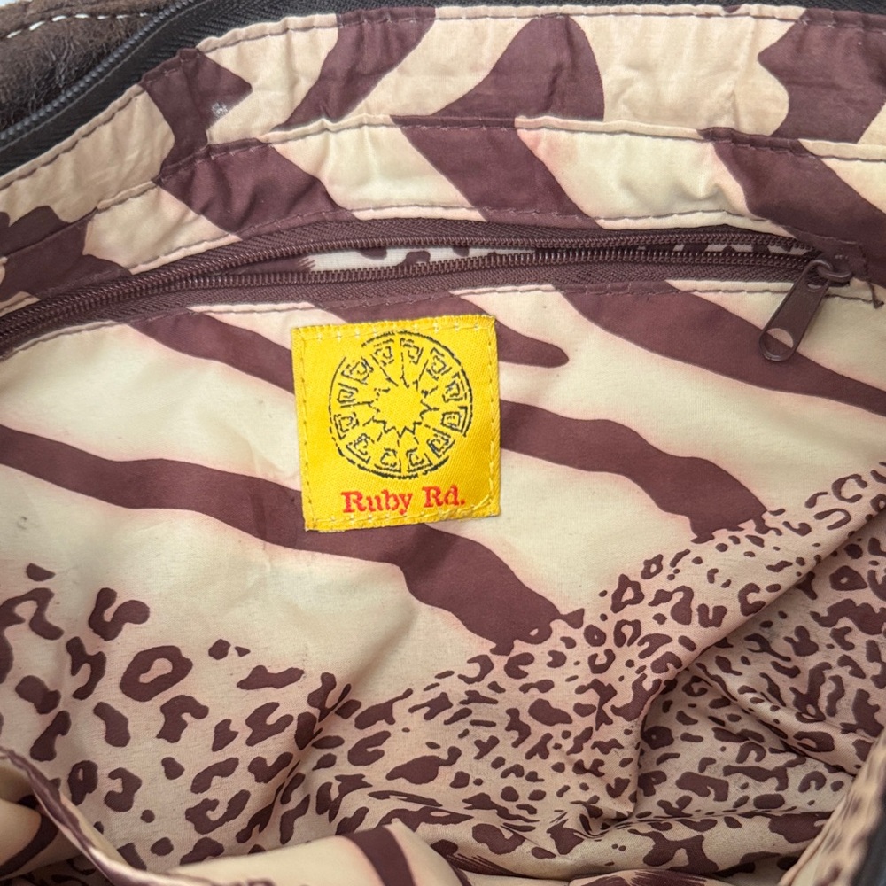 Ruby Rd. (Ruby Road) Leather Handbag - image 2